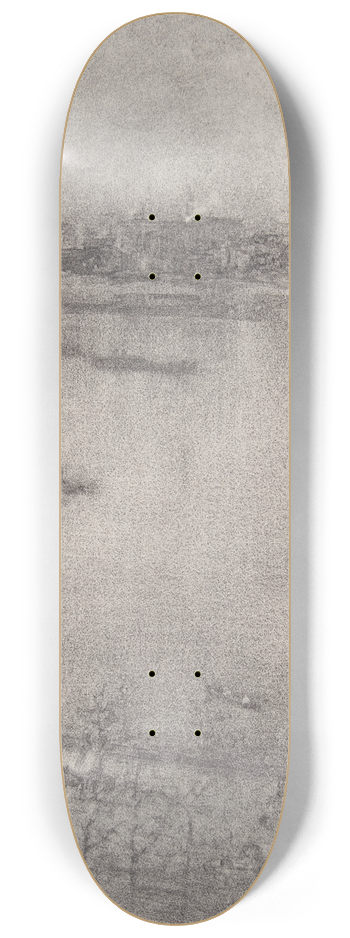 James Abbott McNeill Whistler - The Thames 8.25 inch art skate deck