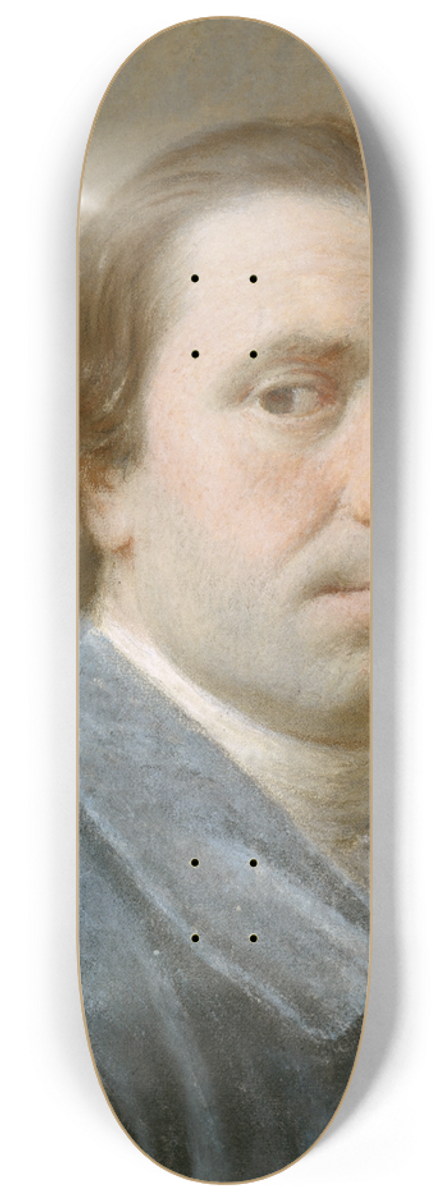Allan Ramsay - Self-portrait 8.25 inch art skate deck