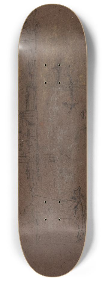 James Abbott McNeill Whistler - Venice 8.25 inch art skate deck