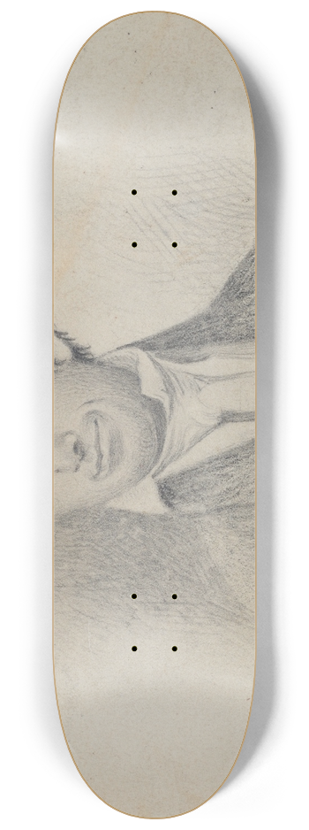 James Barton Longacre - Unidentified Man 8.25 inch art skate deck