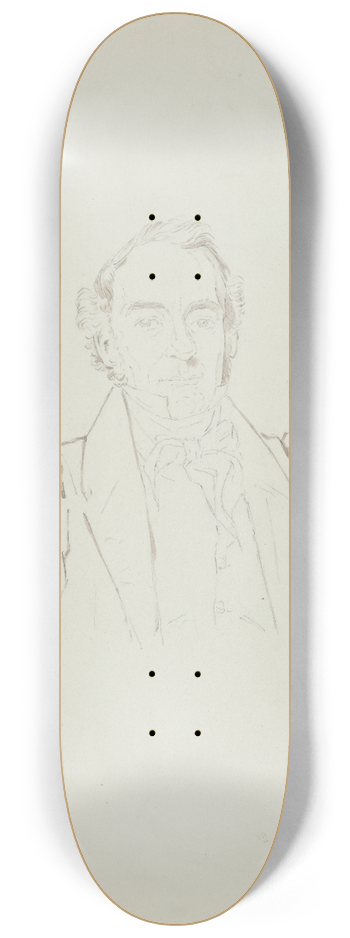 James Barton Longacre - Unidentified Man 8.25 inch art skate deck