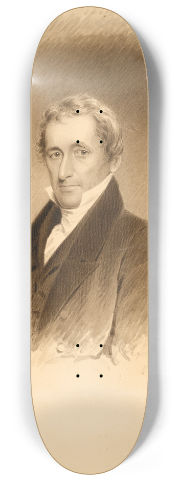 James Barton Longacre - William Drayton 8.25 inch art skate deck