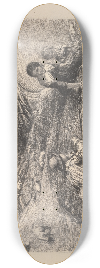 James Clarke Hook - Colin, Thou Kenst the Southerne Shepheards Boye 8.25 inch art skate deck