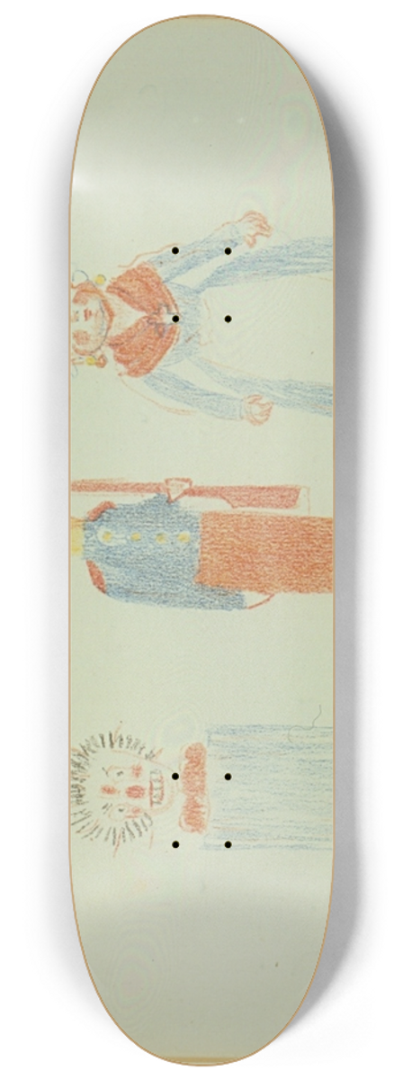 James Ensor - Duivel  Houten soldaat  Pop 8.25 inch art skate deck