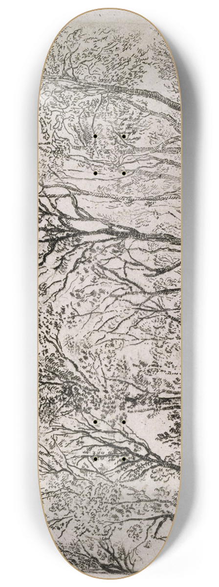 James Ensor - Group of Trees 8.25 inch art skate deck