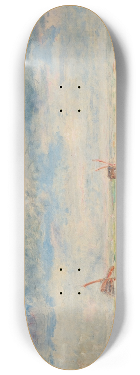 James Ensor - Les Deux moulins 8.25 inch art skate deck