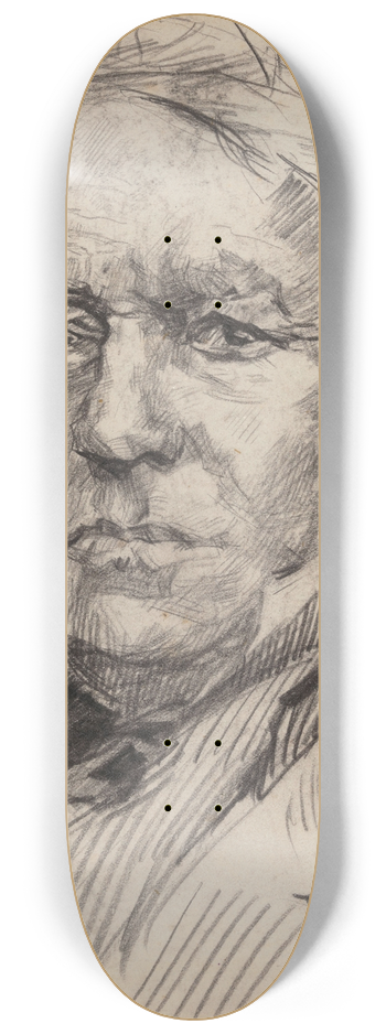 James Ensor - Portrait of a Man 8.25 inch art skate deck
