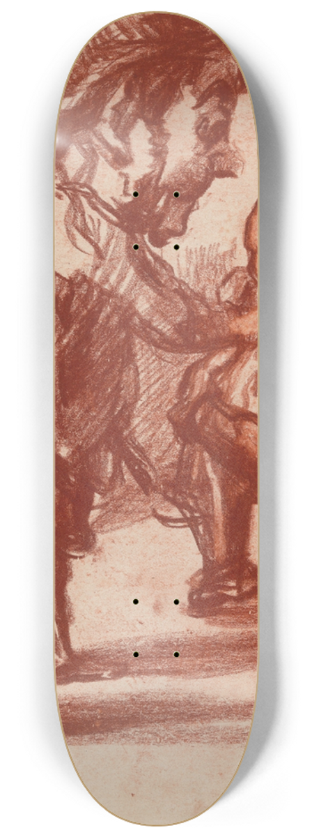 James Ensor - The Jolly Hunters 8.25 inch art skate deck