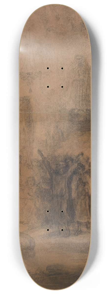 James Ensor - The Mystic Death of a Theologian 8.25 inch art skate deck