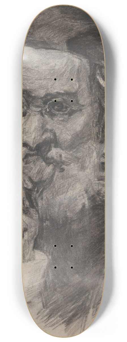 James Ensor - The Painter Jean Franois Millet 8.25 inch art skate deck