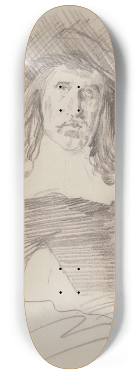 James Ensor - The Patricians of the Old Mens Almshouse in Haarlem. A Figure 8.25 inch art skate deck