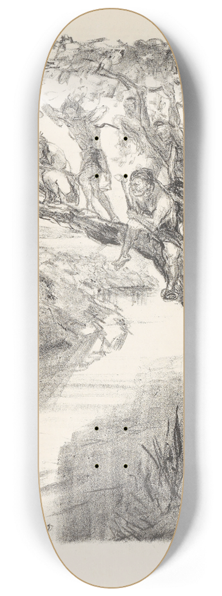 James Fenimore Cooper - Lederstrumpf-Erzhlungen 8.25 inch art skate deck