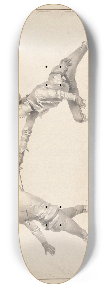 James Gwin - Echappement du Pied Gauche en Arriere dans le Tems de la Passe au Dehors des Armes 8.25 inch art skate deck
