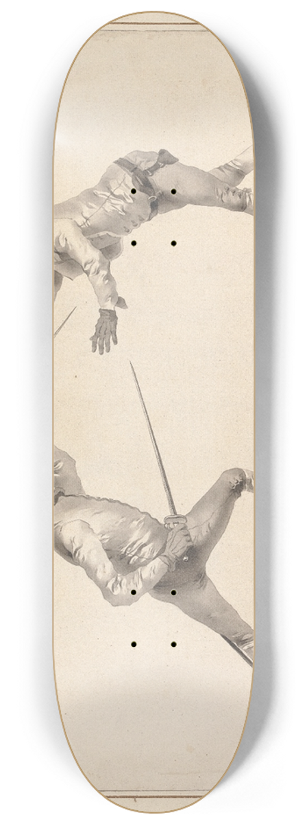 James Gwin - Position Aprs Avoir Desarm sur le Coup de Quarte 8.25 inch art skate deck