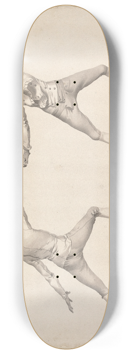 James Gwin - Position pour le Garde en Tierce et le Coup de Tierce 8.25 inch art skate deck