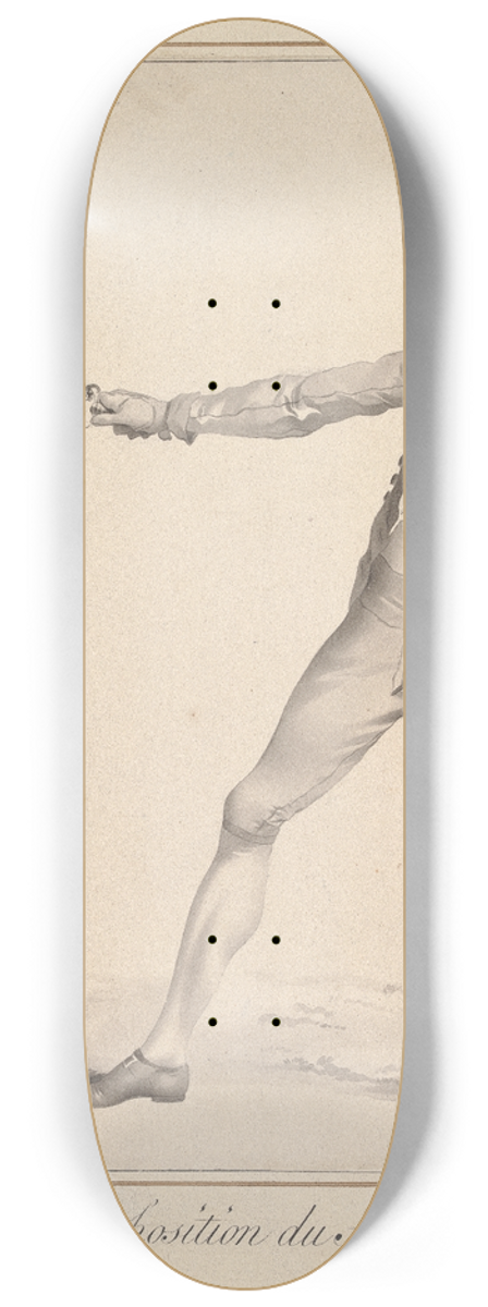 James Gwin - Premiere Position du Salut 8.25 inch art skate deck