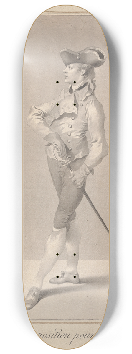 James Gwin - Premiere Position pour tirer LEpe 8.25 inch art skate deck