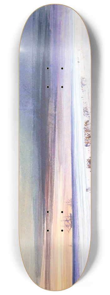 James Hamilton - Beach Scene 8.25 inch art skate deck