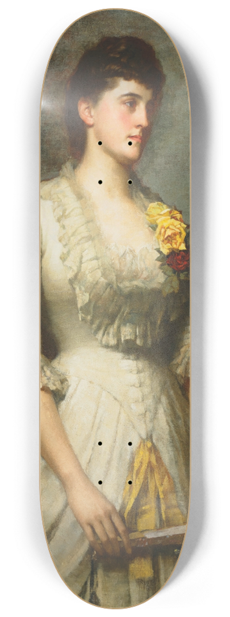 James Jebusa Shannon - At the piano 8.25 inch art skate deck