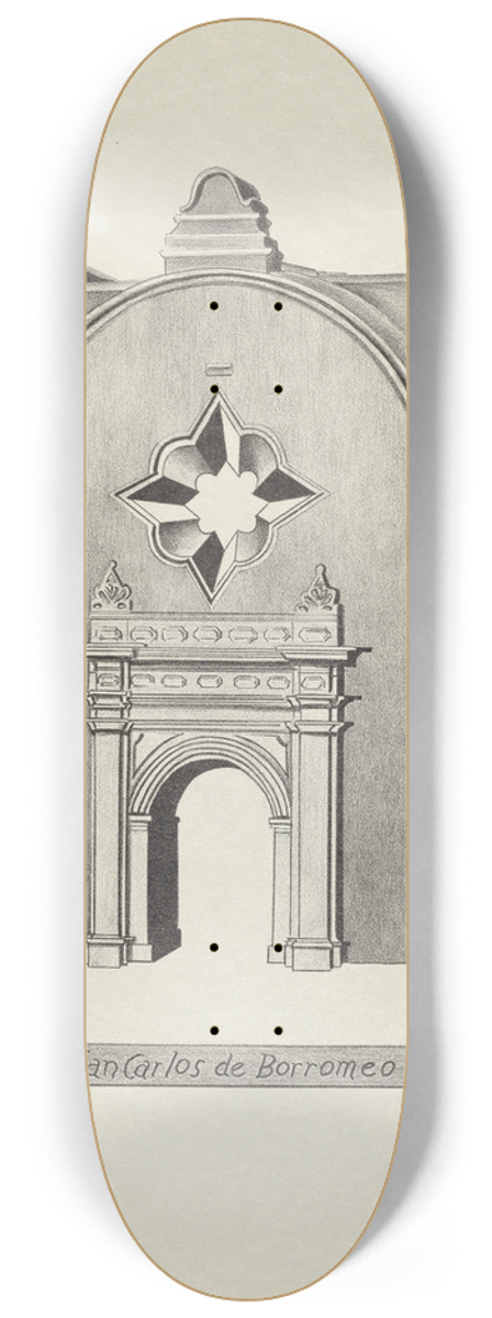 James Jones - Mision San Carlos de Borromeo de Carmelo 8.25 inch art skate deck