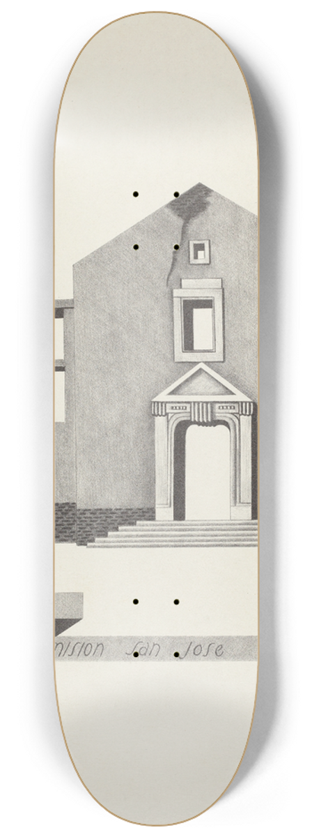 James Jones - Mision San Jose 8.25 inch art skate deck