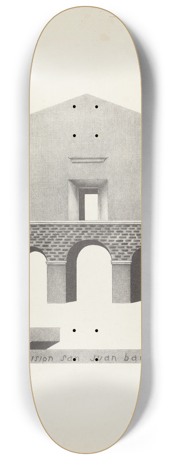James Jones - Mision San Juan Bautista 8.25 inch art skate deck