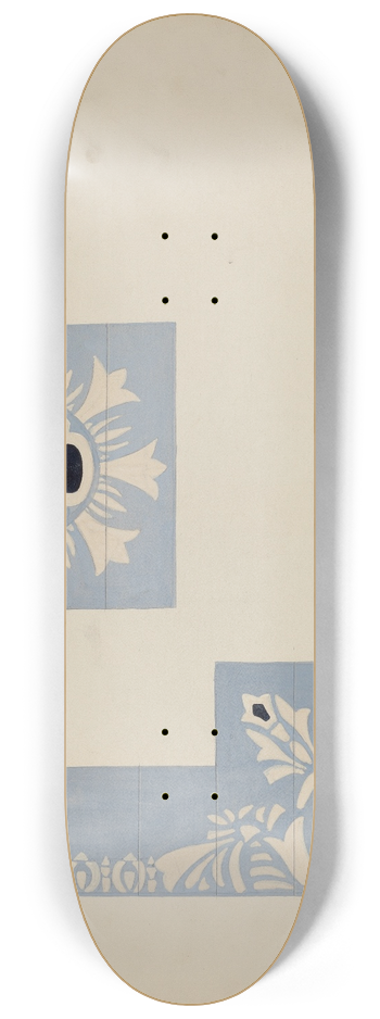 James McLellan - Stencil of Ceiling (Mariners Church) 8.25 inch art skate deck