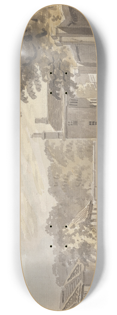James Miller - The Fulham End of Putney Bridge 8.25 inch art skate deck