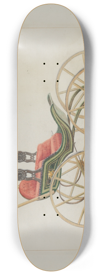 James M. Lawson - Doll Carriage 8.25 inch art skate deck