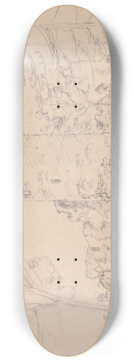 James Moore - Bothwell Castle, Scotland 8.25 inch art skate deck