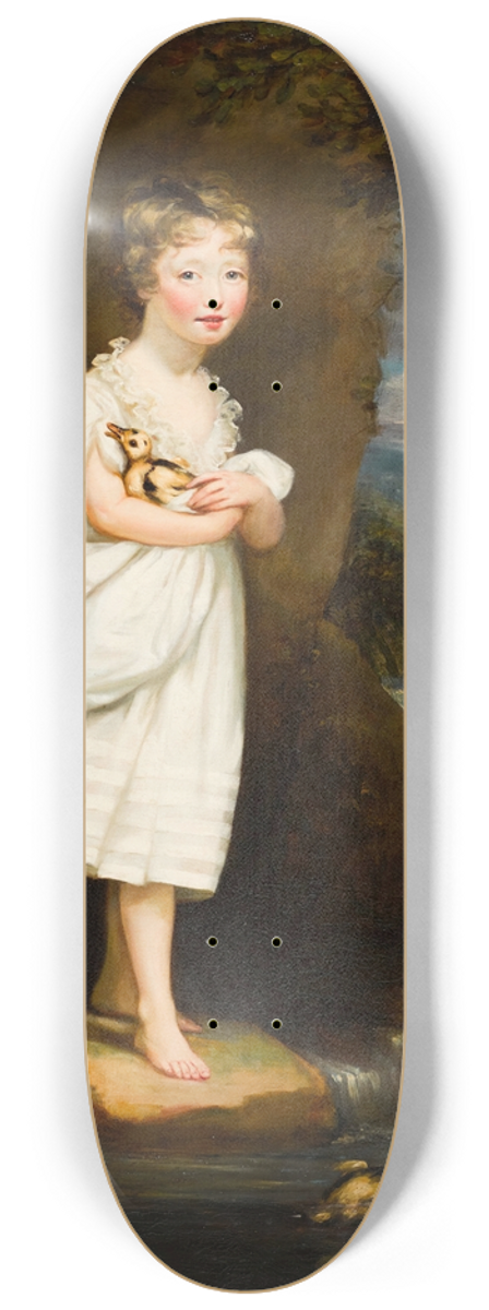 James Northcote - Portrait of Charlotte Leycester 8.25 inch art skate deck