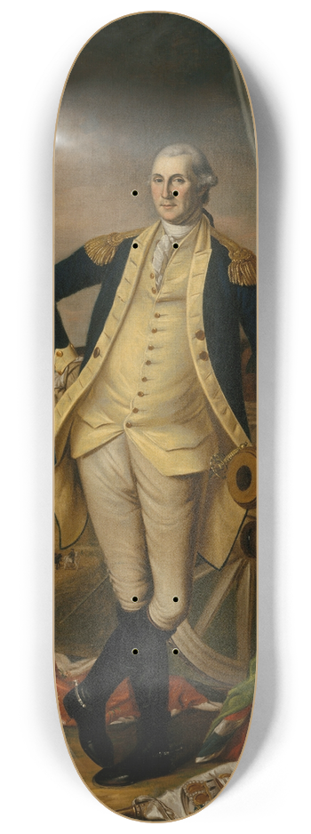 James Peale - George Washington 8.25 inch art skate deck