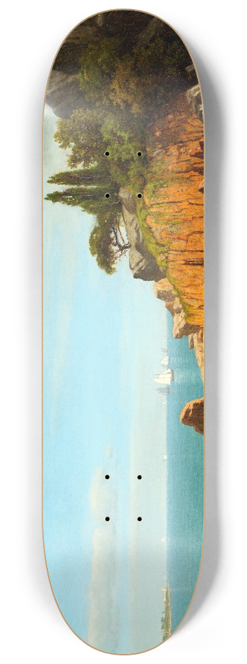 James Renwick Brevoort - Inside Eastern Point, Gloucester Bay 8.25 inch art skate deck