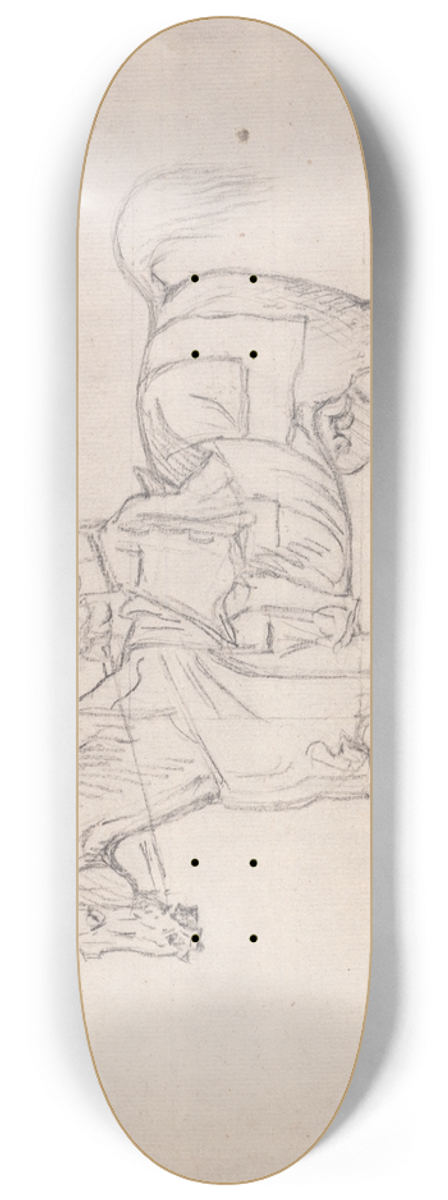 James Seymour - Pantons Doctor; With Jockey Up, Walking to Left 8.25 inch art skate deck