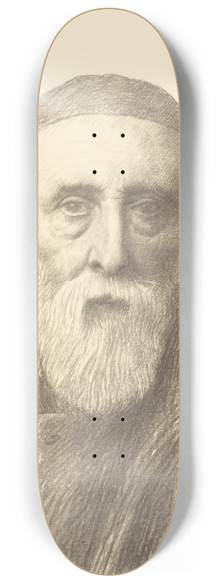 Alphonse Legros - G.F. Watts, R.A., 2nd plate 8.25 inch art skate deck