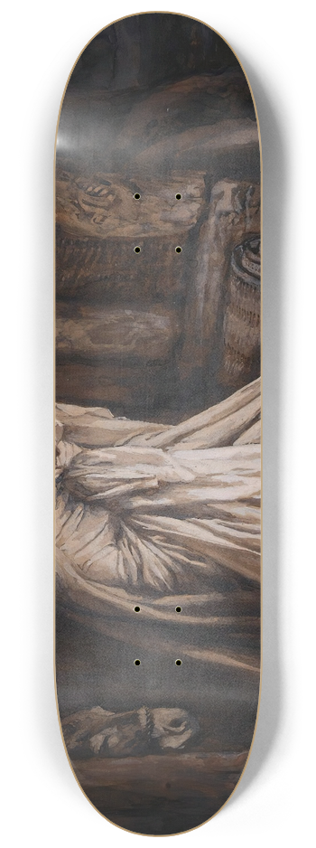 James Tissot - The Birth of Our Lord Jesus Christ 8.25 inch art skate deck