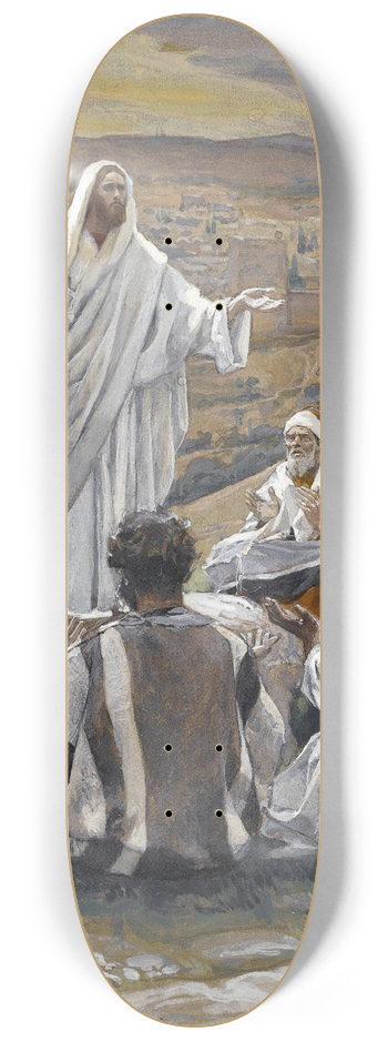 James Tissot - The Lords Prayer 8.25 inch art skate deck