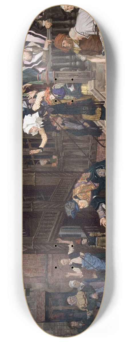 James Tissot - The Return of the Prodigal Son 8.25 inch art skate deck