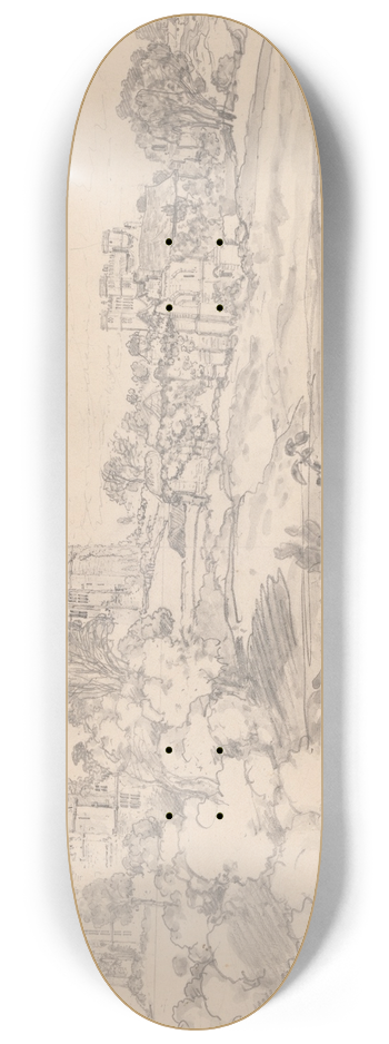 James Ward - Kenilworth Castle 8.25 inch art skate deck