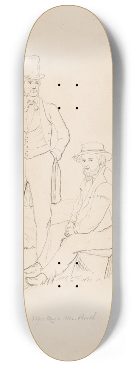James Wells Champney - Mr. Way and Mr. Booth 8.25 inch art skate deck
