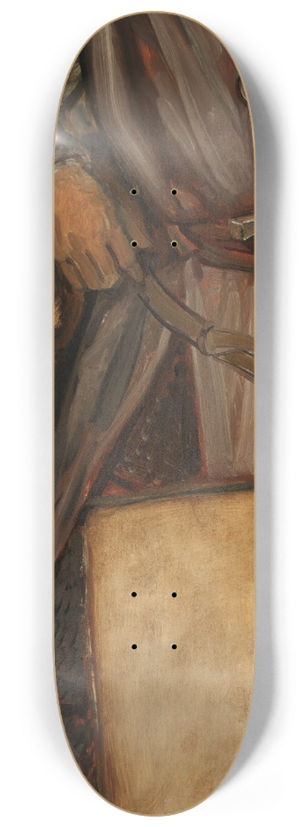 Jan August Hendrik Leys - Godfrey of Bouillon 8.25 inch art skate deck