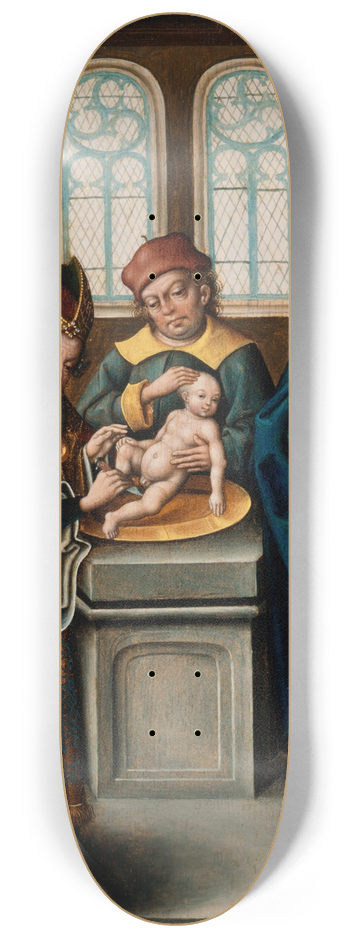 Jan Baegert - The Circumcision of Christ 8.25 inch art skate deck