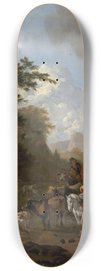 Adam Colonia - Noah Leaving the Ark 8.25 inch art skate deck