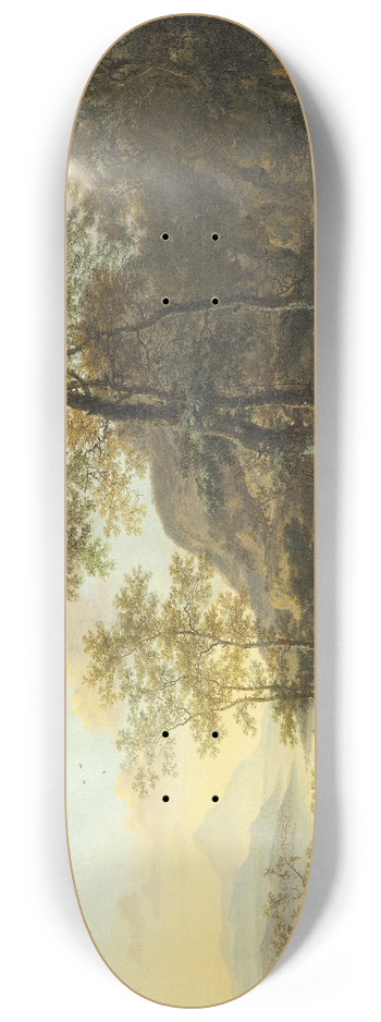 Jan Both - An Italianate Evening Landscape 8.25 inch art skate deck