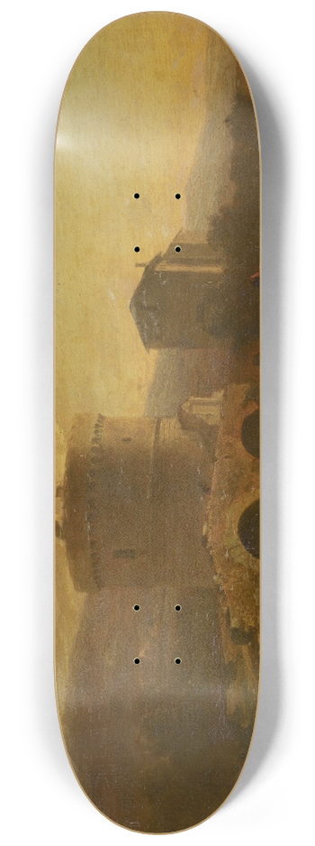 Jan Both - Ponte Lucano With The Tomb Of The Plautii 8.25 inch art skate deck