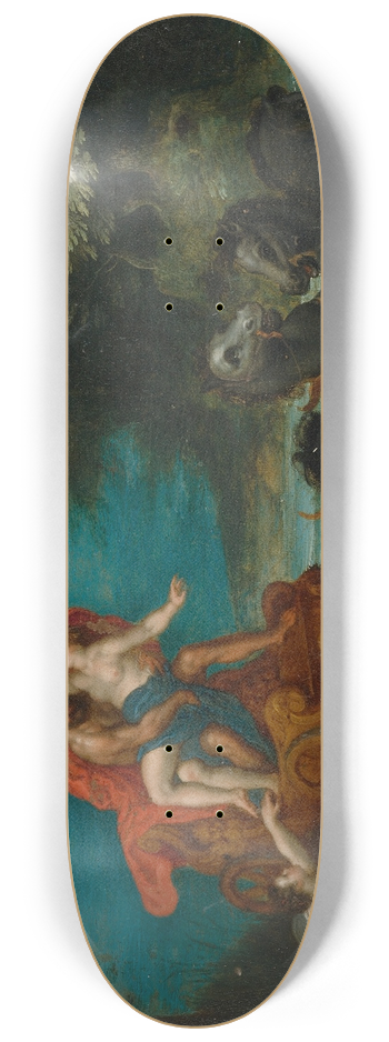 Jan Brueghel The Elder - The Rape Of Proserpina 8.25 inch art skate deck