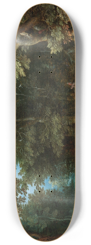 Jan Brueghel the Younger - Latona and The Lycian Peasants 8.25 inch art skate deck