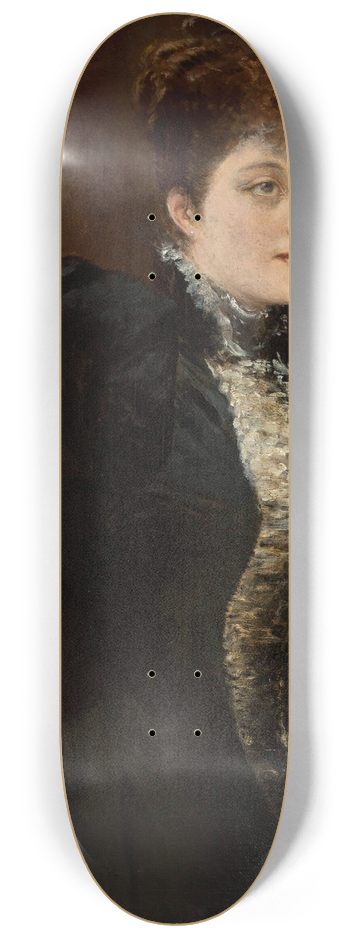 Jan Chemiski - Portrait of a woman 8.25 inch art skate deck
