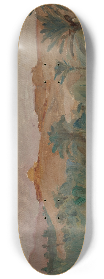 Jan Cigliski - Biskra  The Sirocco (Palm Trees) 8.25 inch art skate deck