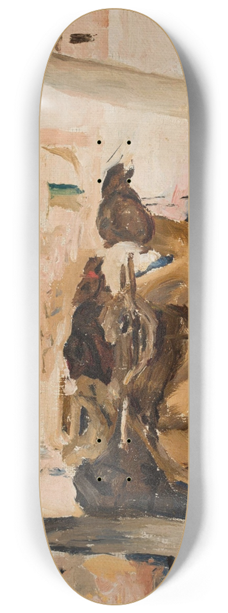 Jan Cigliski - Camel. From the journey to Palestine 8.25 inch art skate deck